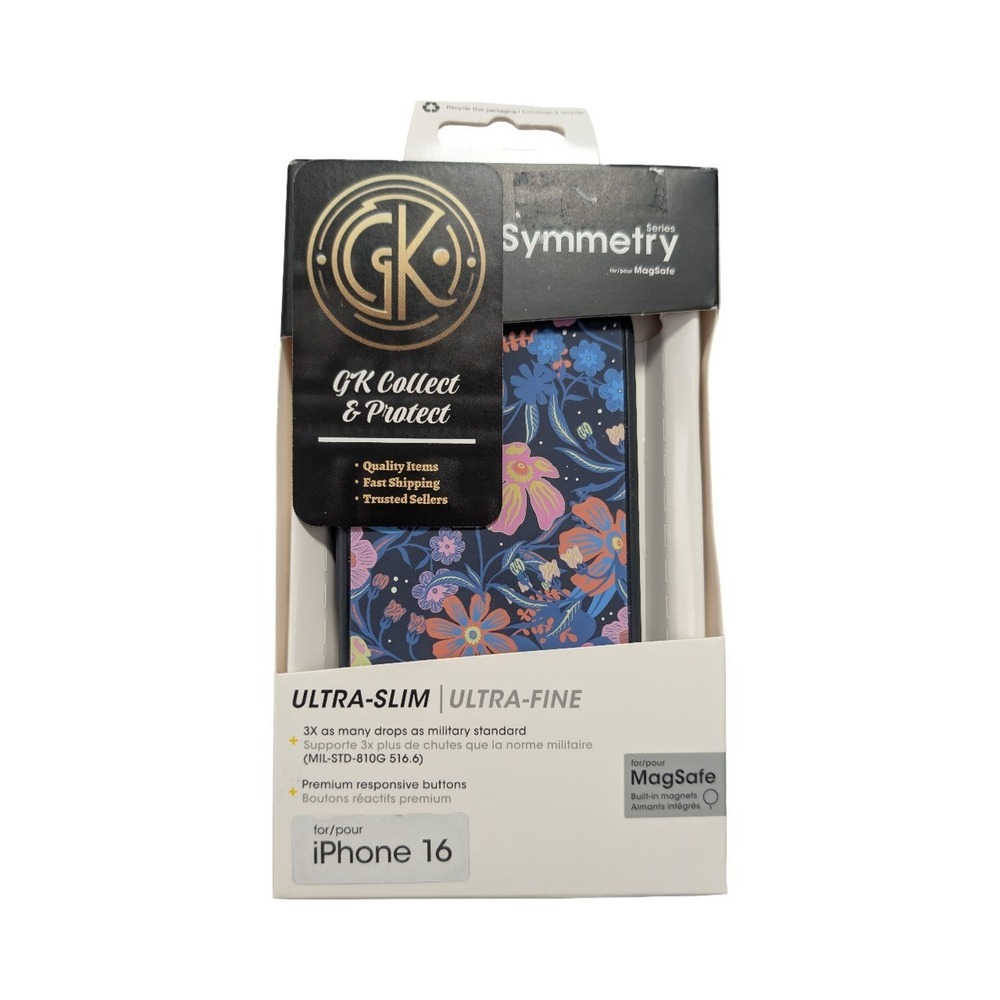 F8-N OtterBox Apple iPhone 16 Symmetry Series Case w MagSafe Fairy Fauna
